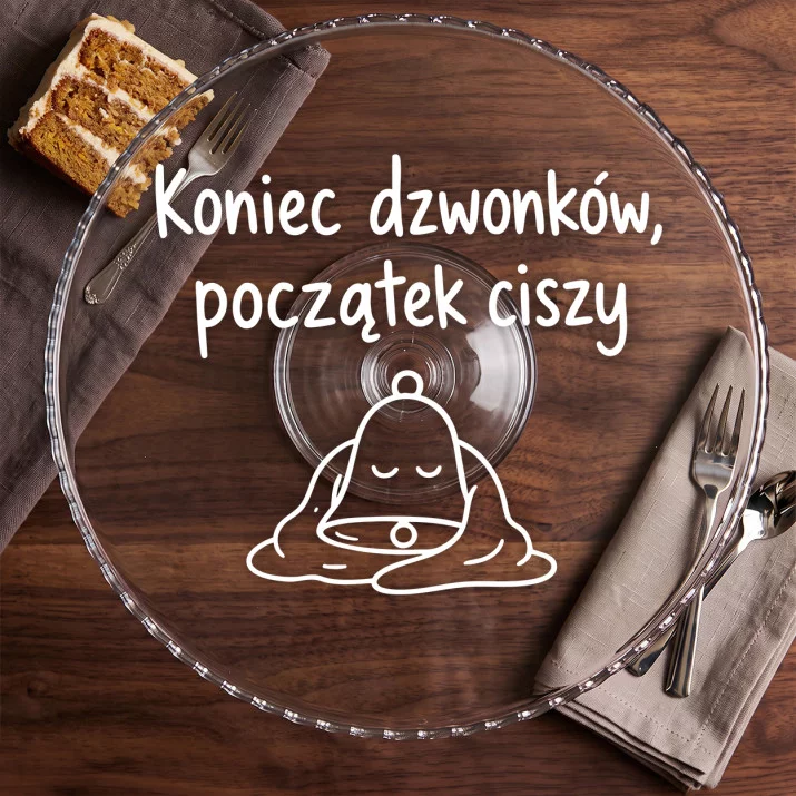 Patera Na Ciasto Na Zakończenie Roku Szkolnego Prezent Dla Kobiety: Cisza Po Dzwonkach