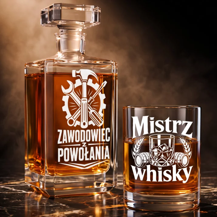 Zestaw Do Whisky Na Zajączka Prezent Dla Mężczyzny: Zawodowiec Z Powołania Zestaw Do Whisky Na Zajączka Prezent Dla Mężczyzny: Zawodowiec Z Powołania