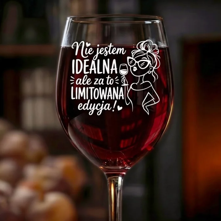Kieliszek Do Wina Na Urodziny Prezent Dla Kobiety: Limitowana Edycja Dama Kieliszek Do Wina Na Urodziny Prezent Dla Kobiety: Limitowana Edycja Dama