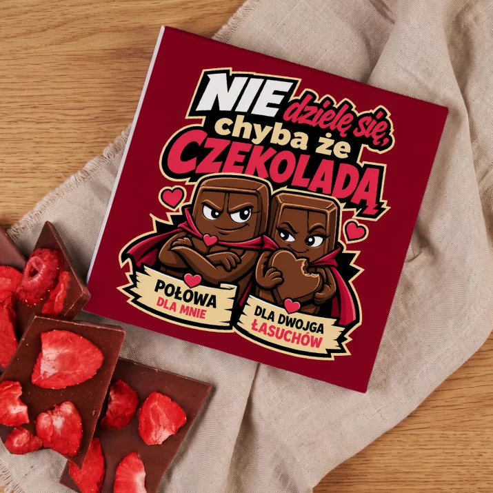 Czekolada Z Truskawkami Na Walentynki Prezent Na Rocznicę Dla Pary: Łasuchy W Duecie Czekolada Z Truskawkami Na Walentynki Prezent Na Rocznicę Dla Pary: Łasuchy W Duecie