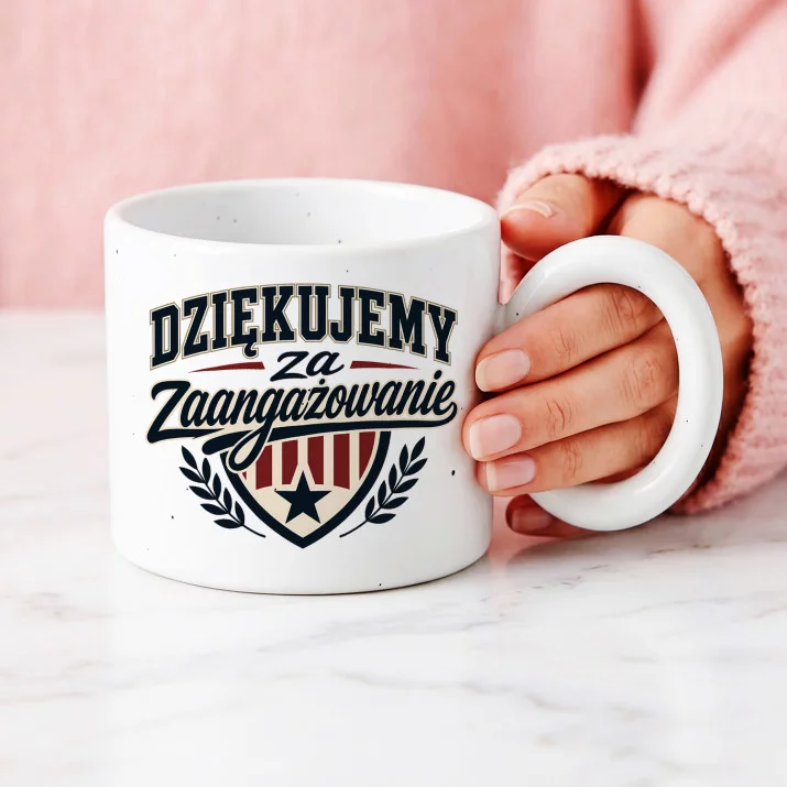 Kubek Z Okrągłym Uchem Dla Pracownika Prezent Dla Mężczyzny: Profesjonalne Uznanie