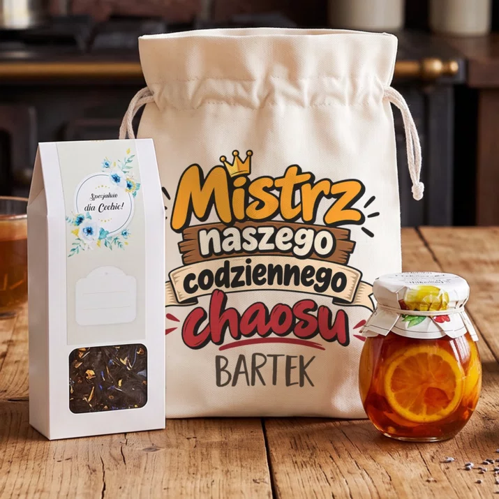 Zestaw Prezentowy z Herbatą Na Rocznicę Ślubu Prezent Na Walentynki Dla Mężczyzny: Mistrz Naszego Zestaw Prezentowy z Herbatą Na Rocznicę Ślubu Prezent Na Walentynki Dla Mężczyzny: Mistrz Naszego