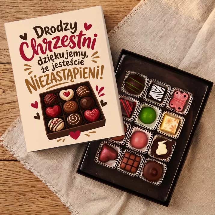 Czekoladki Dla Chrzestnych Prezent : Praliny Dla Chrzestnych Czekoladki Dla Chrzestnych Prezent : Praliny Dla Chrzestnych
