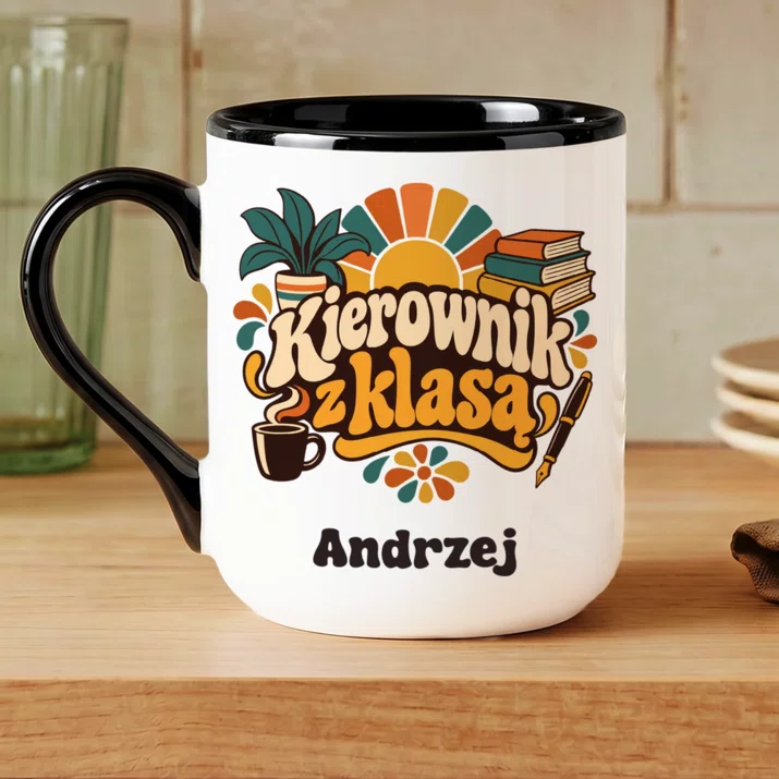 Kubek Personalizowany Dla Kierownika Prezent Dla Mężczyzny: Kierownik Z Klasą Kubek Personalizowany Dla Kierownika Prezent Dla Mężczyzny: Kierownik Z Klasą