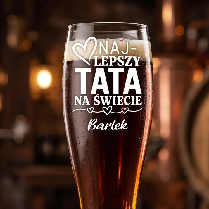 Szklanka Do Piwa Dla Taty Prezent Na Dzień Ojca Dla Mężczyzny: Najlepszy Tata Na Świecie Szklanka Do Piwa Dla Taty Prezent Na Dzień Ojca Dla Mężczyzny: Najlepszy Tata Na Świecie