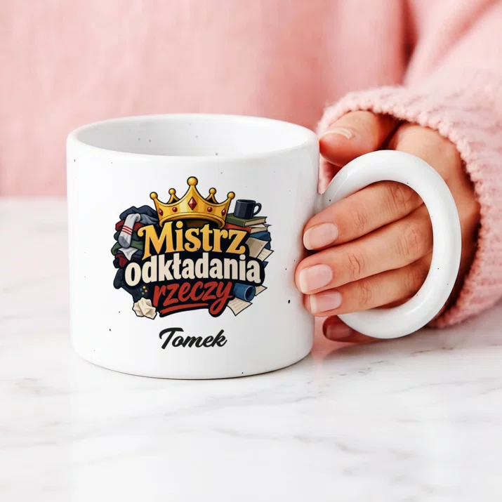 Kubek Premium Na Boże Narodzenie Prezent Dla Mężczyzny: Mistrz Odkładania Rzeczy