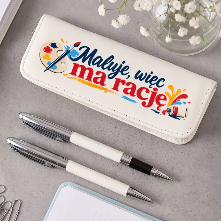 Zestaw Pióro i Długopis w Etui Dla Malarki Prezent Dla Kobiety: Głos Malarki Zestaw Pióro i Długopis w Etui Dla Malarki Prezent Dla Kobiety: Głos Malarki