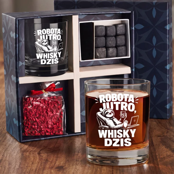 Zestaw Prezentowy Whisky Dla Pracoholika Dla Mężczyzny: Robota Jutro, Whisky Zestaw Prezentowy Whisky Dla Pracoholika Dla Mężczyzny: Robota Jutro, Whisky