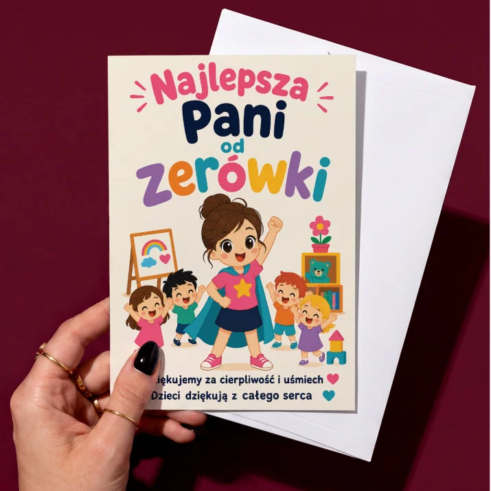Kartka z Życzeniami Na Zakończenie Zerówki Dla Kobiety: Zerówkowa Królowa Kartka z Życzeniami Na Zakończenie Zerówki Dla Kobiety: Zerówkowa Królowa