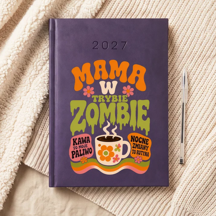 Kalendarz Książkowy A5 2027 Dla Mamy Po Porodzie Prezent Na Dzień Mamy Dla Kobiety: Mama W Rytmie 70S Kalendarz Książkowy A5 2027 Dla Mamy Po Porodzie Prezent Na Dzień Mamy Dla Kobiety: Mama W Rytmie 70S