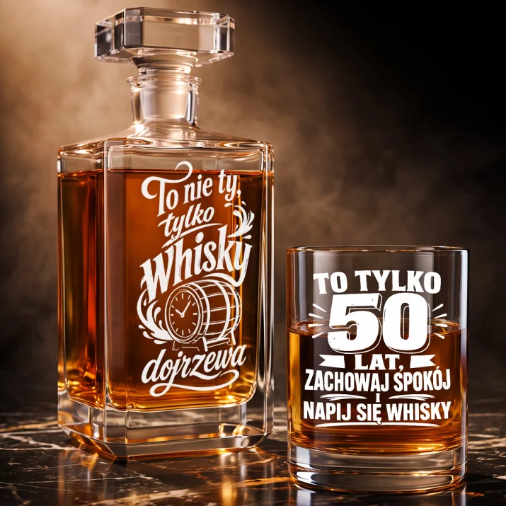 Zestaw Do Whisky Na 50 Urodziny Mężczyzny Prezent Na 50 Urodziny Dla Mężczyzny: Dojrzewa Z Humorem Zestaw Do Whisky Na 50 Urodziny Mężczyzny Prezent Na 50 Urodziny Dla Mężczyzny: Dojrzewa Z Humorem