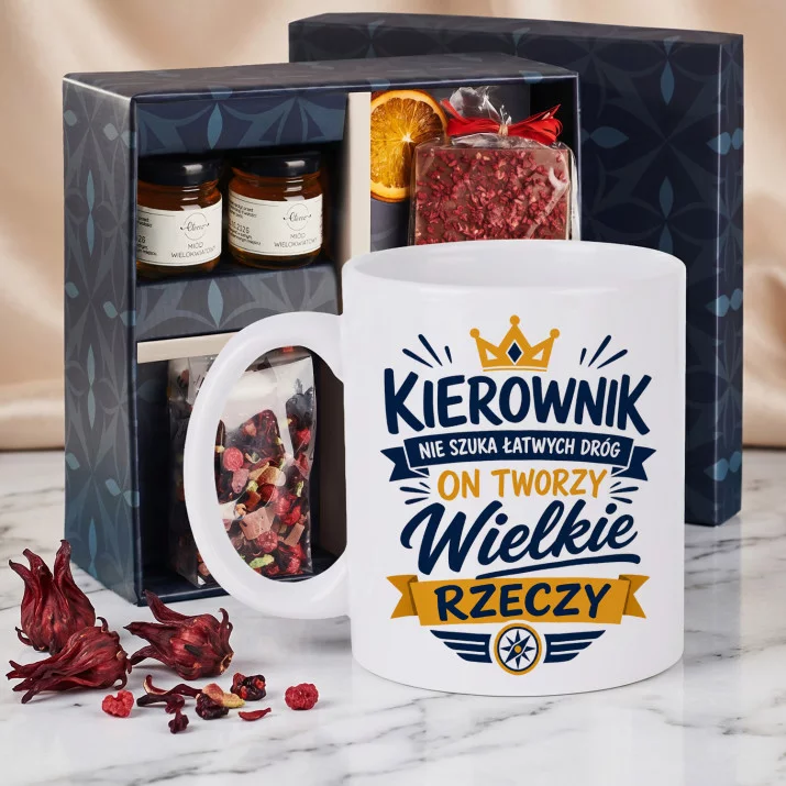 Zestaw Prezenowy Z Kubkiem Dla Kierownika: Kierownik Twórca Zestaw Prezenowy Z Kubkiem Dla Kierownika: Kierownik Twórca