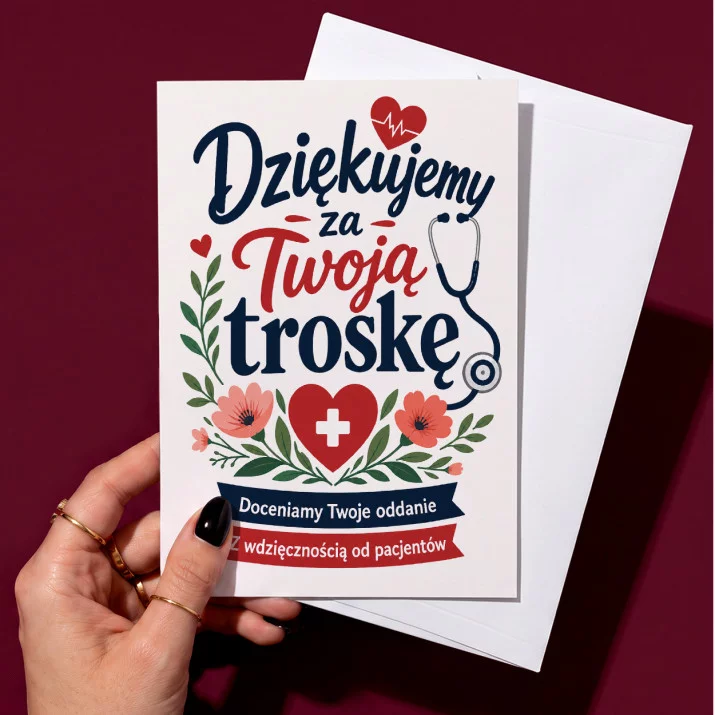 Kartka z Życzeniami Dla Lekarza Dla Mężczyzny: Wdzięczność I Szacunek Kartka z Życzeniami Dla Lekarza Dla Mężczyzny: Wdzięczność I Szacunek