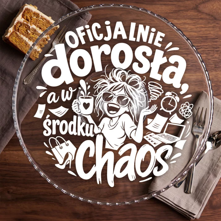 Patera Na Ciasto Na 18 Prezent Dla Kobiety: Dorosłość W Chaosie Patera Na Ciasto Na 18 Prezent Dla Kobiety: Dorosłość W Chaosie