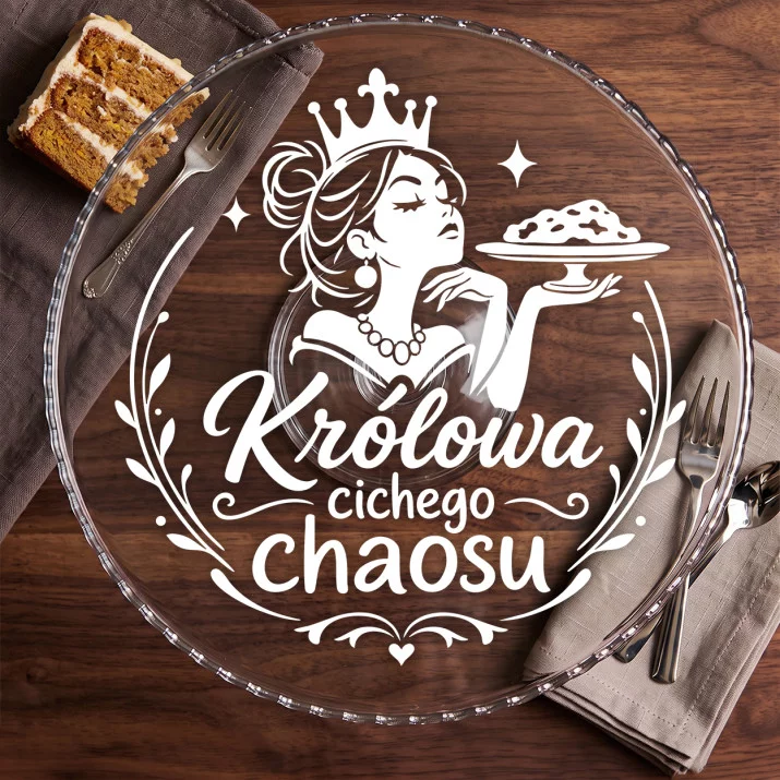 Patera Na Ciasto Dla Niej Prezent Na Walentynki Dla Kobiety: Królowa Chaosu