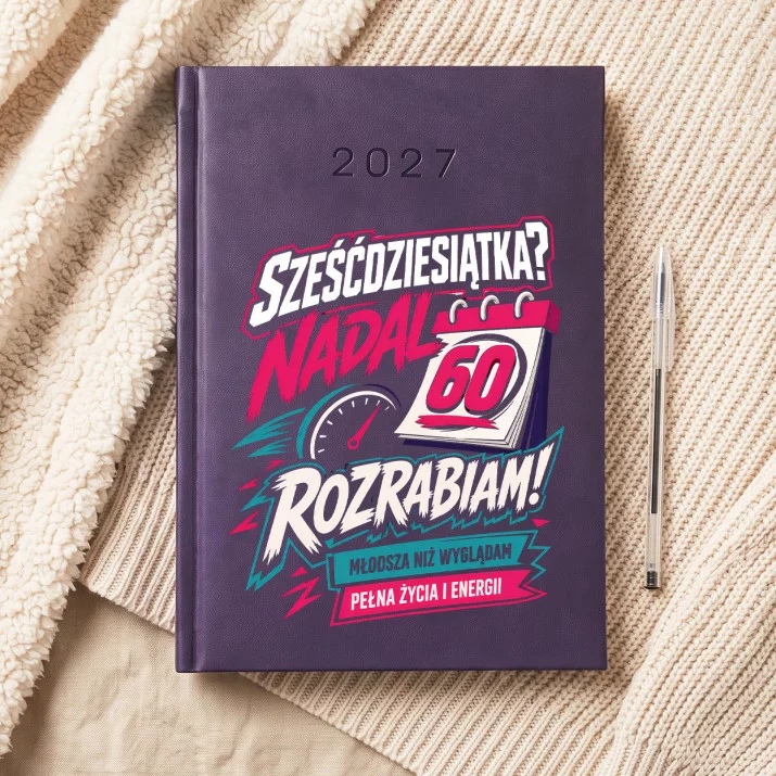 Kalendarz Książkowy A5 2027 Na 60 Lat Prezent Dla 60 Latki Kobiety: Sześćdziesiątka Z Pazurem Kalendarz Książkowy A5 2027 Na 60 Lat Prezent Dla 60 Latki Kobiety: Sześćdziesiątka Z Pazurem