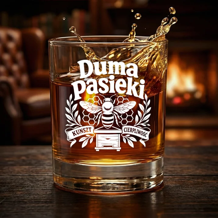 Szklanka Do Whisky Dla Pszczelarza Prezent Dla Mężczyzny: Duma Pasieki Szklanka Do Whisky Dla Pszczelarza Prezent Dla Mężczyzny: Duma Pasieki