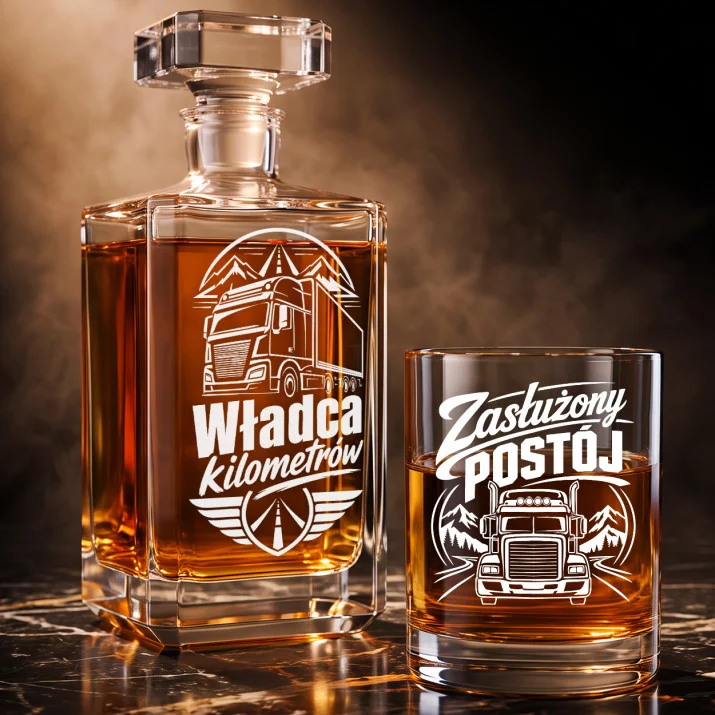 Zestaw Do Whisky Dla Kierowcy Tira Prezent Dla Mężczyzny: Władca Kilometrów Zestaw Do Whisky Dla Kierowcy Tira Prezent Dla Mężczyzny: Władca Kilometrów