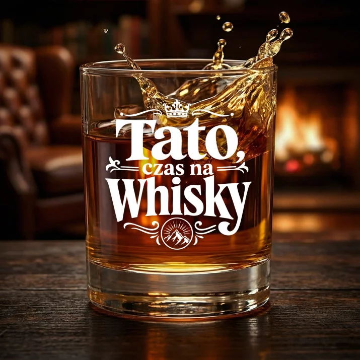 Szklanka Do Whisky Dla Taty Prezent Na Dzień Ojca Dla Mężczyzny: Tato, Czas Na Whisky Szklanka Do Whisky Dla Taty Prezent Na Dzień Ojca Dla Mężczyzny: Tato, Czas Na Whisky
