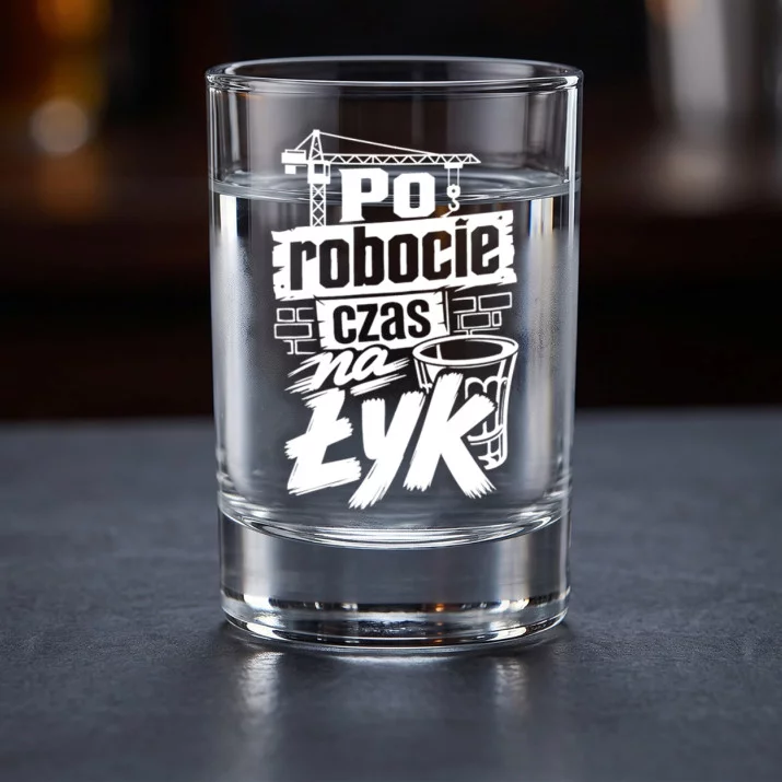 Kieliszki Do Wódki Dla Budowlańca Prezent Dla Mężczyzny: Roboczy Toast Kieliszki Do Wódki Dla Budowlańca Prezent Dla Mężczyzny: Roboczy Toast