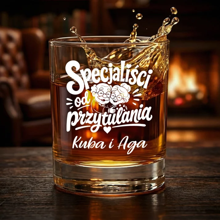Szklanki Do Whisky z Grawerem Dla Babci i Dziadka Prezent Na Dzień Babci i Dziadka Dla Pary: Specjaliści Od