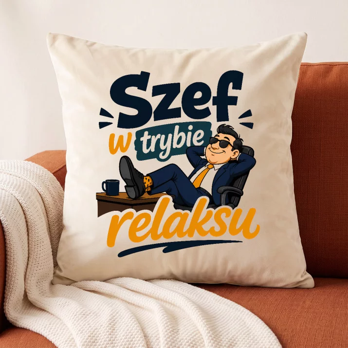 Poduszka Dekoracyjna Dla Szefa Prezent Dla Mężczyzny: Szefowska Drzemka Poduszka Dekoracyjna Dla Szefa Prezent Dla Mężczyzny: Szefowska Drzemka
