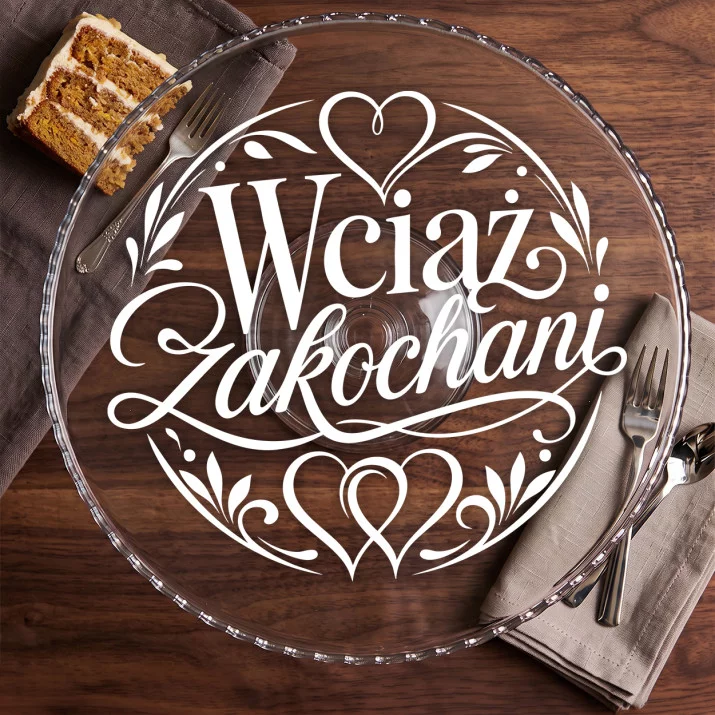 Patera Na Ciasto Na 40 Rocznicę Ślubu Prezent Dla Pary: Wieczna Miłość Patera Na Ciasto Na 40 Rocznicę Ślubu Prezent Dla Pary: Wieczna Miłość