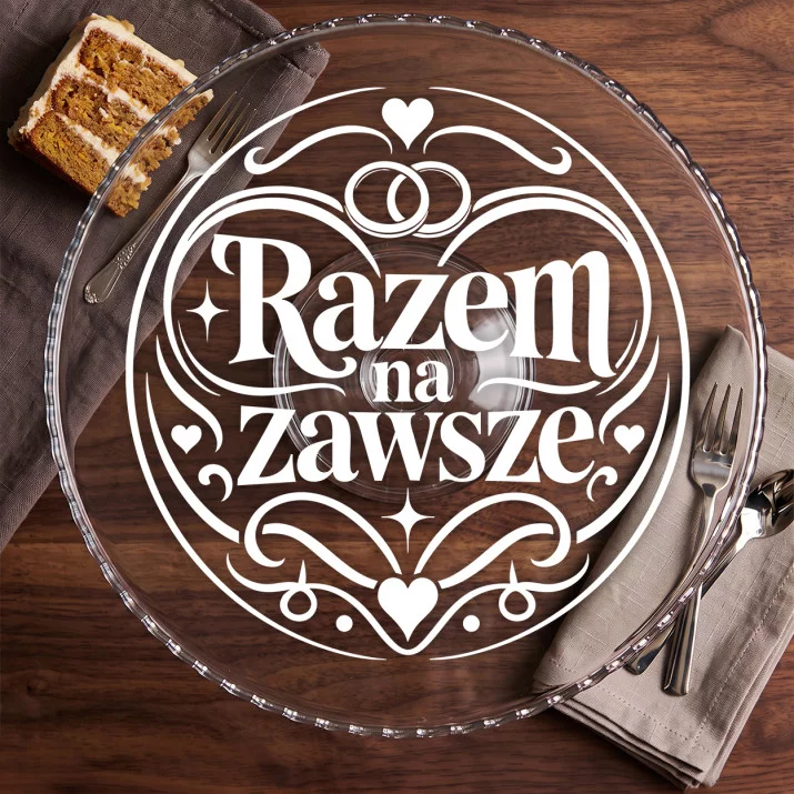 Patera Na Ciasto Dla Pary Prezent Dla Pary: Wieczna Para