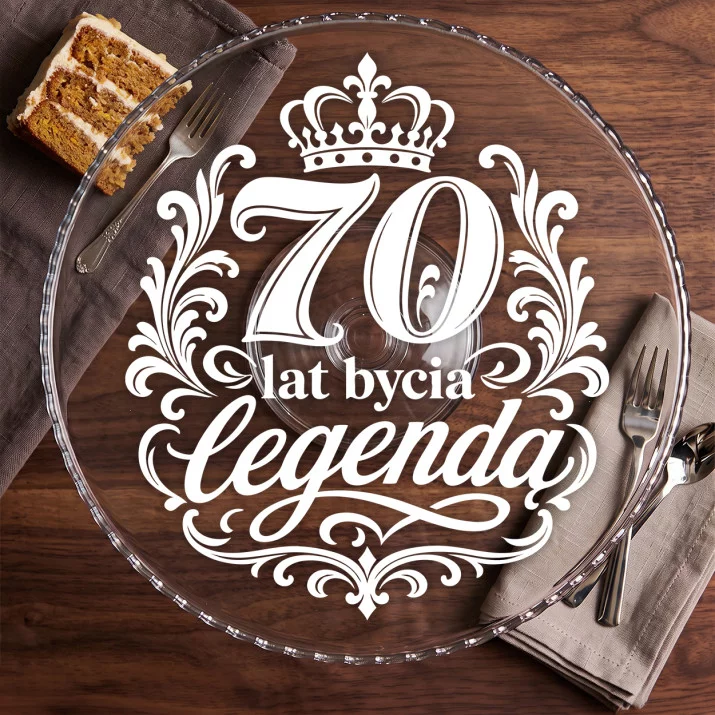 Patera Na Ciasto Dla 70 Latki Prezent Na 70 Urodziny Dla Kobiety: 70 Lat Legendy Patera Na Ciasto Dla 70 Latki Prezent Na 70 Urodziny Dla Kobiety: 70 Lat Legendy