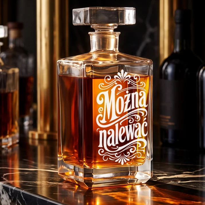 Karafka Do Whisky z Grawerem Na 18 Prezent: Można Nalewać