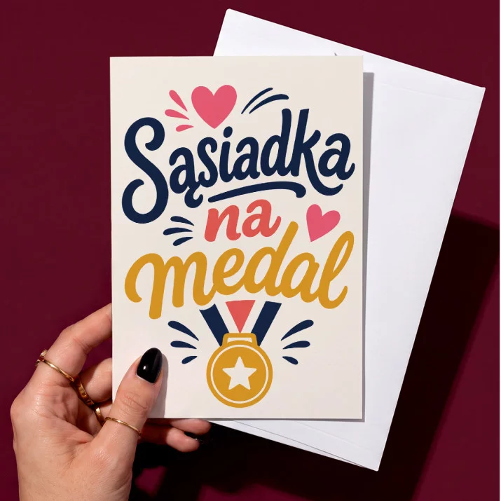 Kartka z Życzeniami Dla Sąsiadki Dla Kobiety: Sąsiedzki Humor Kartka z Życzeniami Dla Sąsiadki Dla Kobiety: Sąsiedzki Humor
