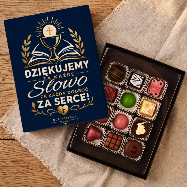 Czekoladki Dla Księdza Prezent Dla Mężczyzny: Złote Podziękowanie Księdzu Czekoladki Dla Księdza Prezent Dla Mężczyzny: Złote Podziękowanie Księdzu