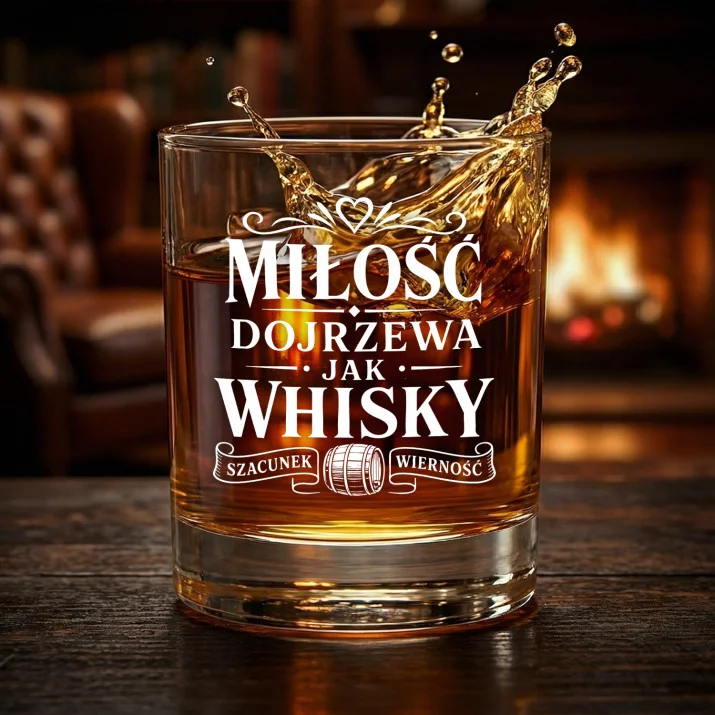 Szklanka Do Whisky Na 50 Rocznicę Ślubu Prezent Dla Mężczyzny: Miłość Dojrzewa Jak Whisky Szklanka Do Whisky Na 50 Rocznicę Ślubu Prezent Dla Mężczyzny: Miłość Dojrzewa Jak Whisky