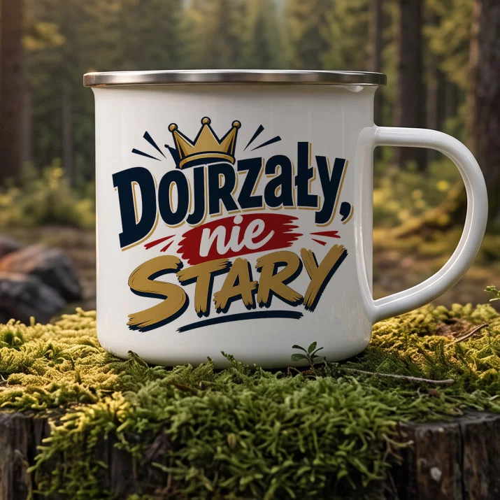 Kubek Emaliowany Na 40 Urodziny Prezent Dla 40 Latka Mężczyzny: Dojrzały Humor Kubek Emaliowany Na 40 Urodziny Prezent Dla 40 Latka Mężczyzny: Dojrzały Humor
