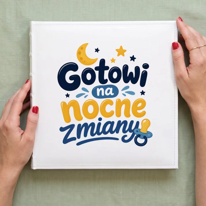 Album Na Zdjęcia Tradycyjny Na Narodziny Dziecka Prezent Dla Pary: Nocne Zmiany