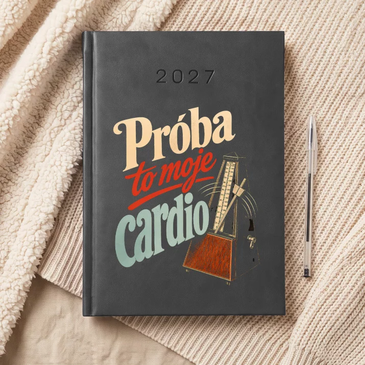 Kalendarz Książkowy A5 2027 Dla Muzyka Prezent Dla Mężczyzny: Muzyczne Cardio Kalendarz Książkowy A5 2027 Dla Muzyka Prezent Dla Mężczyzny: Muzyczne Cardio