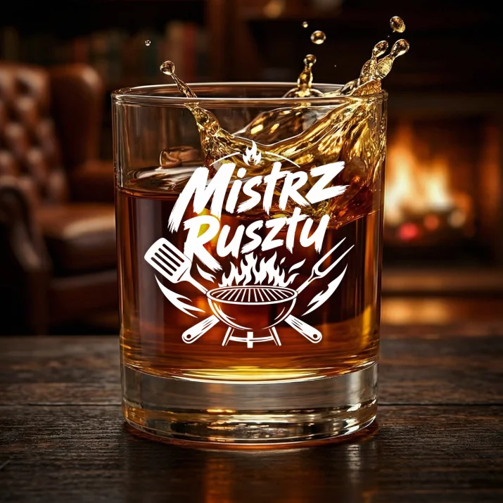 Szklanka Do Whisky Na Dzień Ojca Prezent Dla Taty Mężczyzny: Mistrz Rusztu Szklanka Do Whisky Na Dzień Ojca Prezent Dla Taty Mężczyzny: Mistrz Rusztu