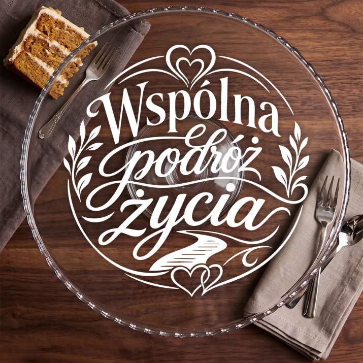 Patera Na Ciasto Dla Młodej Pary Prezent Na Ślub Dla Pary: Subtelna Romantyka
