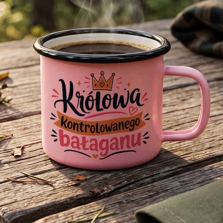 Kubek Emaliowany Na Boże Narodzenie Prezent Dla Kobiety: Sarkastyczna Elegancja Kubek Emaliowany Na Boże Narodzenie Prezent Dla Kobiety: Sarkastyczna Elegancja