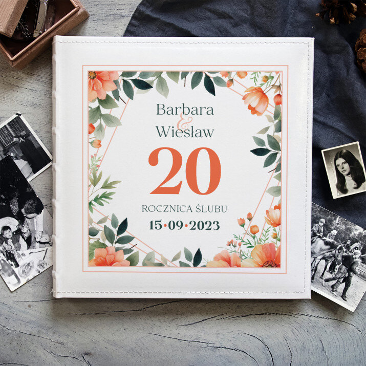 Rocznica ślubu + data - Personalizowany Album na zdjęcia Rocznica ślubu + data - Personalizowany Album na zdjęcia