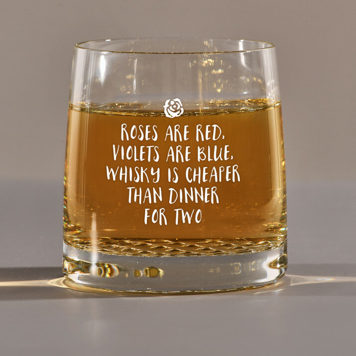 Roses are red - Szklanka do whisky