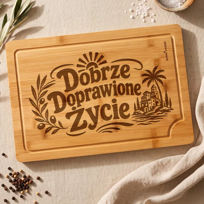 Deska Do Krojenia Na 25 Rocznicę Ślubu Prezent Dla Mężczyzny: Śródziemnomorska