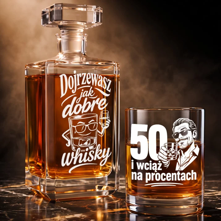 Zestaw Do Whisky Na 50 Urodziny Prezent Dla Mężczyzny: Humor Dojrzewania Zestaw Do Whisky Na 50 Urodziny Prezent Dla Mężczyzny: Humor Dojrzewania