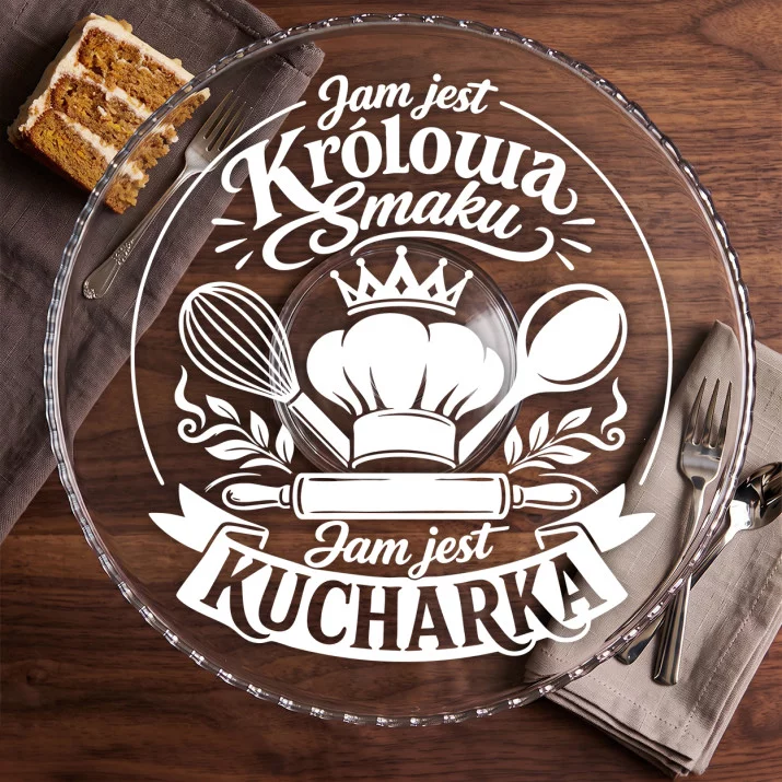 Patera Na Ciasto Dla Kucharki Prezent Dla Kobiety: Korona Kuchni Patera Na Ciasto Dla Kucharki Prezent Dla Kobiety: Korona Kuchni
