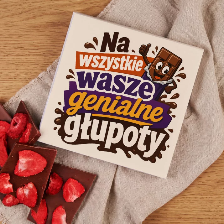Czekolada Z Truskawkami Dla Przyjaciół Prezent Dla Pary: Wieczór Kumpli Czekolada Z Truskawkami Dla Przyjaciół Prezent Dla Pary: Wieczór Kumpli