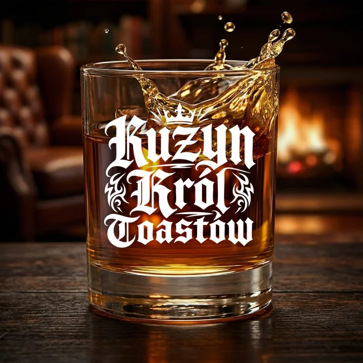 Szklanka Do Whisky Dla Kuzyna Prezent Dla Mężczyzny: Kuzyn Król Toastów Szklanka Do Whisky Dla Kuzyna Prezent Dla Mężczyzny: Kuzyn Król Toastów