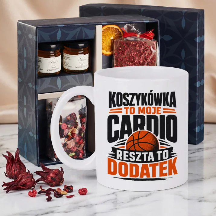 Zestaw Prezenowy Z Kubkiem Dla Fana Koszykówki: Koszykarskie Cardio Zestaw Prezenowy Z Kubkiem Dla Fana Koszykówki: Koszykarskie Cardio