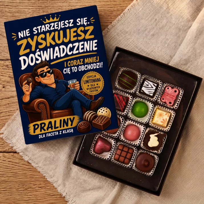 Czekoladki Na Urodziny Prezent Dla Mężczyzny: Praliny Z Klasą Czekoladki Na Urodziny Prezent Dla Mężczyzny: Praliny Z Klasą