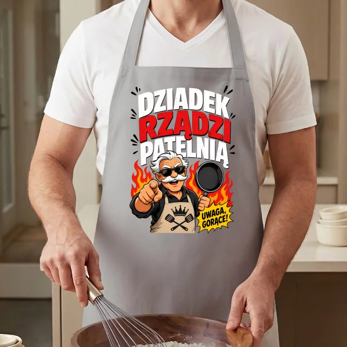 Fartuch Dla Dziadka Prezent Na Dzień Dziadka Dla Mężczyzny: Dziadek Rządzi