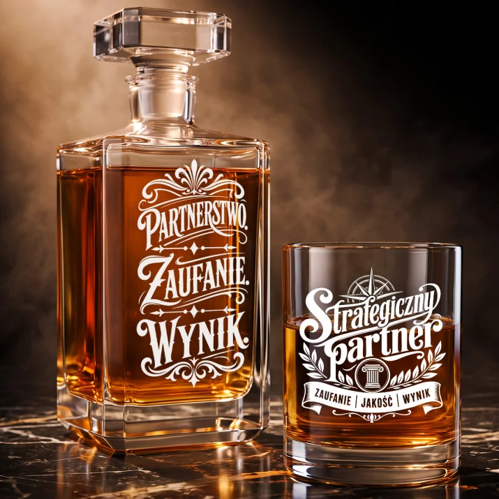 Zestaw Do Whisky Dla Kontrahenta Prezent Dla Mężczyzny: Manifest